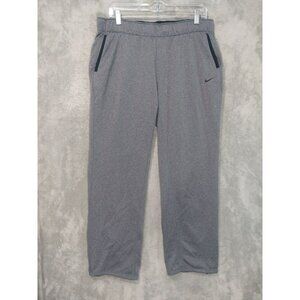 Nike Sweatpants Mens Large Gray Therma Fit Athleisure Gym Run Basketball Jogger